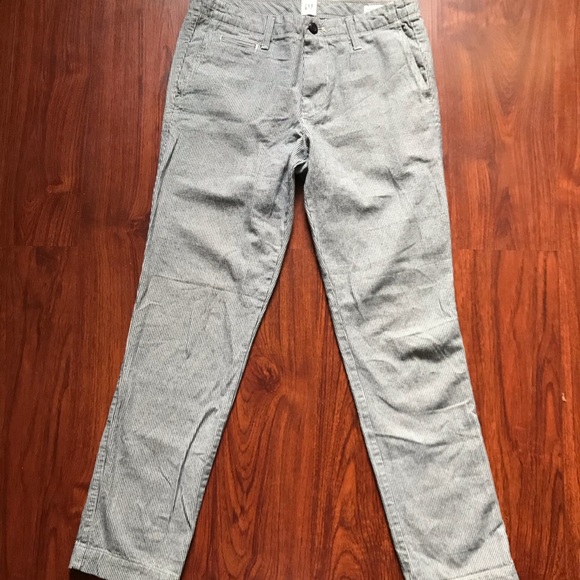 mens railroad stripe jeans